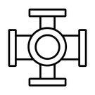 Кресты фланцевые КФ